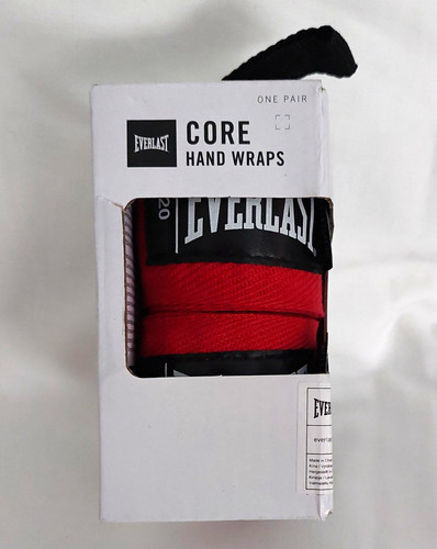 Everlast core hand wraps - hand, red