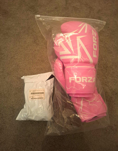 Forza pink boxing gloves oz - pink,