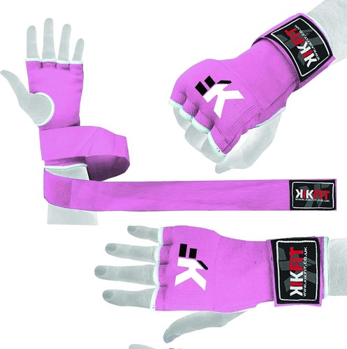 Kikfit pink gel hand wraps - kikfit,