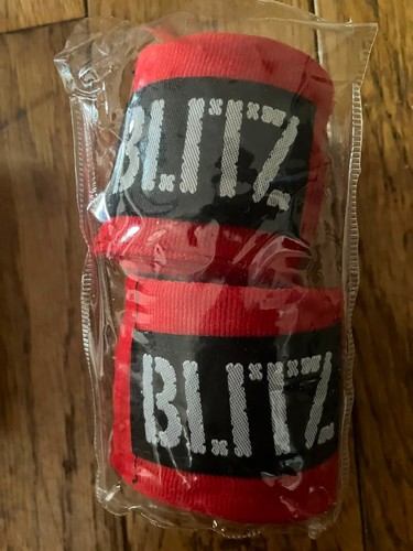 Red blitz boxing hand - boxing, wraps-